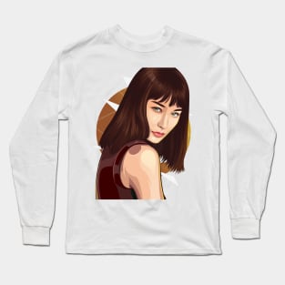 Vector Girl Long Sleeve T-Shirt